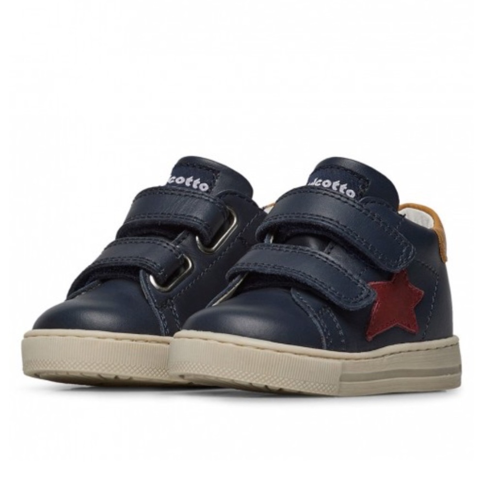 NWT FALCOTTO SASHA VL - Leather sneakers - Navy-Red - Picture 2 of 13